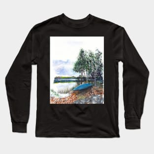 A Peaceful Lake for Kayaking Long Sleeve T-Shirt